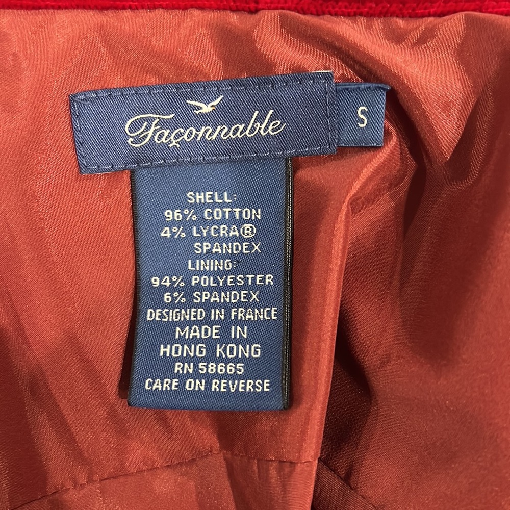 🔹 Faconnable Velour Button Up Shacket - Picture 4 of 4